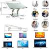 Adjustable Laptop Stand, Recliner Laptop Stand Aluminum Alloy Laptop Holder Foldable Adjustable Compatible with 11'' -17'' Tablets MacBook, Ventilated(B) view 2