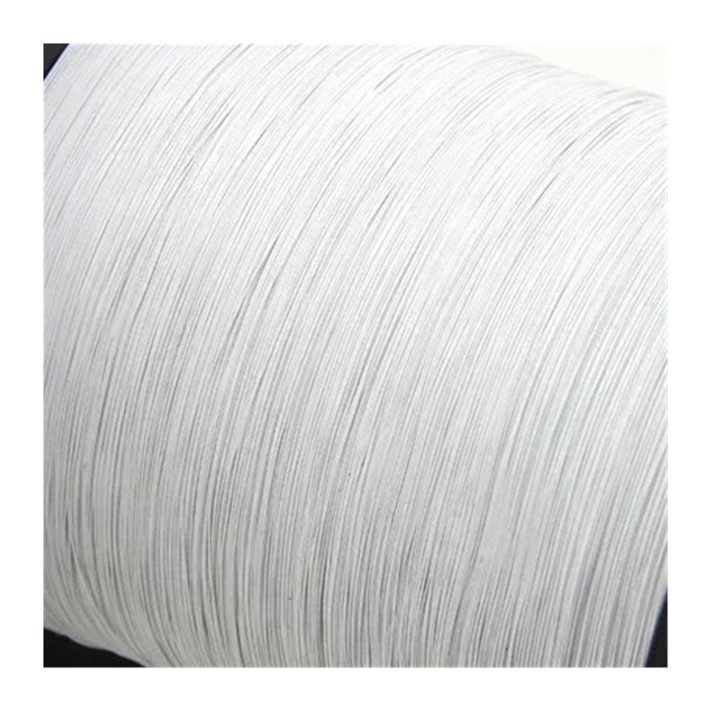 DOUDOUSUN Wires and Cables 100/500m PTFE Wire UL10064 40/36/34/32/30/28/26AWG PEP Plastic Solder High Conductivity Copper Cable Fine Micro Litz Wires and Cables(White,100 Meters_30AWG)