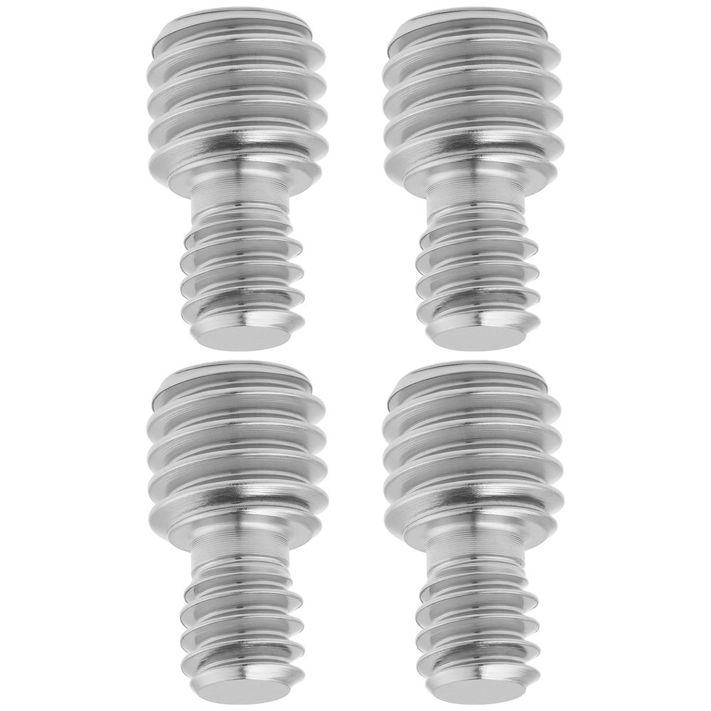 YINETTECH 4Pcs 3/8 inch Male to 1/4inch Male Adapter Screw Suitable for Monopod Tripod and Quick Release Plate