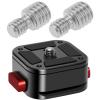 YINETTECH 4Pcs 3/8 inch Male to 1/4inch Male Adapter Screw Suitable for Monopod Tripod and Quick Release Plate view 3