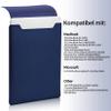 13.3-14 Inch Laptop Sleeve - Thin & Padded Case Compatible with 14" (2022), 13.3" (2015) Models | Portable Blue Protective Sleeve (Blue, 13.3-14 Inch) view 4