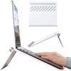 Adjustable Laptop Stand, Recliner Adjustable Laptop Stand Desktop Laptop Holder Notebook Riser Mount with ABS Plastic Ventilated Portable Compatible with 11'' -17'' Tablets view 1