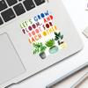 (3Pcs) Let's Grow Bloom and Root for Each Other Inspirational Sticker Plants Motivational Decorative Stickers Waterproof Vinyl Decal for Tumbler Water Bottle Laptop Phone Notebook Size 2.5x3 Inches view 3