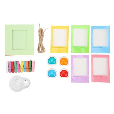 Immediate Camera Photo Frame Set | 10 Paper + 5 Plastic Frames & 4 Color Lenses | Mini 11/12 Accessories Kit | Front - Facing Lens & Hanging Rope Included