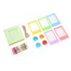 Immediate Camera Photo Frame Set | 10 Paper + 5 Plastic Frames & 4 Color Lenses | Mini 11/12 Accessories Kit | Front - Facing Lens & Hanging Rope Included view 3