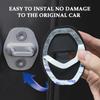 4PCS Door Latch Lock Cover for Toyota for Highlander 2022-2024, Car Silicone Door Lock Latch Protective Cover Doors Lock Guard Stopper Set view 3