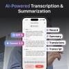 HyBran AI Voice Recorder for Phone Calls, Meetings & Lectures | Smart AI Note-Taking Device with Dedicated App for Transcription, Summary & Notes | Magnetic Case, 32GB (Up to 2000 Hours) | PDF Summary view 2