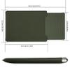 13.3-14 Inch Laptop Sleeve - Thin & Padded Case Compatible with 14" (2022), 13.3" (2015) Models | Portable Dark Green Protective Sleeve view 2
