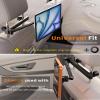 JDHDL for Magsafe Car Headrest Tablet Holder, for iPad Holder Car Mount, 6 lb Strong Magnetic Force Adjustable Aluminum Tab Mount for All Phone iPhone iPad Stand Travel Accessories view 4