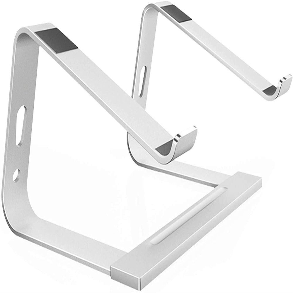 Adjustable Laptop Stand, Recliner Ventilated Laptop Stand Aluminium Computer Holder Riser with Non-Slip Silicone Adjustable Width Ergonomic Compatible with 11'' -17'' Tablets Notebook