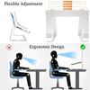 Adjustable Laptop Stand, Recliner Ventilated Laptop Stand Aluminium Computer Holder Riser with Non-Slip Silicone Adjustable Width Ergonomic Compatible with 11'' -17'' Tablets Notebook view 3