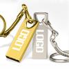 Bulk Custom Metal USB Flash Drives with Keychain, Personalized Logo Engraved USB Stick Thumb Drives for Business Branding, Corporate Gifts, Promotional Events, Custom Packaging Option (50,128 MB) view 1
