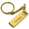 Bulk Custom Metal USB Flash Drives with Keychain, Personalized Logo Engraved USB Stick Thumb Drives for Business Branding, Corporate Gifts, Promotional Events, Custom Packaging Option (50,128 MB) view 2