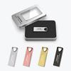 Bulk Custom Metal USB Flash Drives with Keychain, Personalized Logo Engraved USB Stick Thumb Drives for Business Branding, Corporate Gifts, Promotional Events, Custom Packaging Option (50,128 MB) view 4