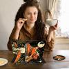 ACWDMKH Case for iPad (A16) 11th Generation 11 Inch 2025,for iPad 11th Generation Case,360 Degree Rotating Swivel PU Leather Slim Stand Flip Folio Cover with Auto Wake/Sleep,Orange Frog Mushroom view 3