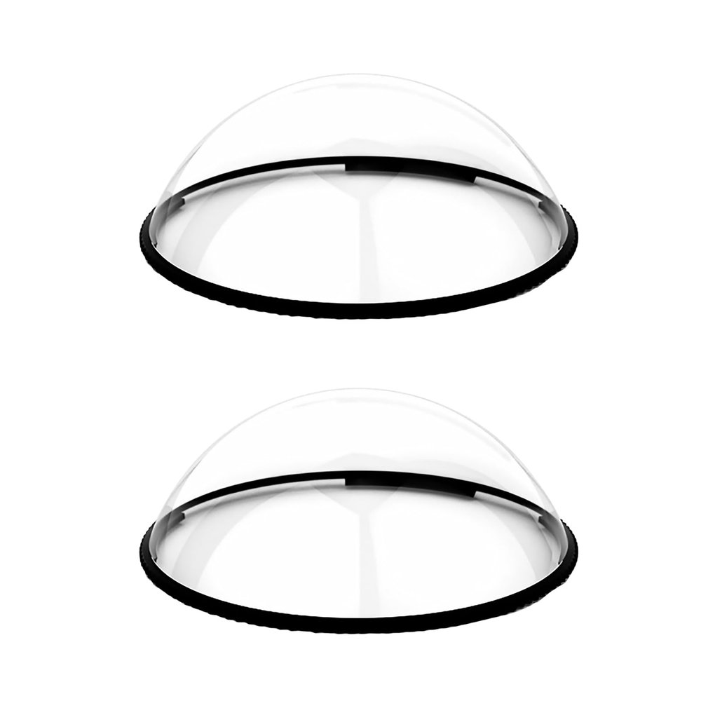 2PCS Sport Camera Lens Protector Detachable Design HD Panoramic Lens Guard Waterproof & Anti-Scratch Fit for X4 Cameras