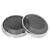 6.5 Inch Chrome Saddlebag Lid Speaker Grill Cover Compatible with Motorcycle Models Touring Electra Street CVO FLHT Road King 1983 2022 view 3