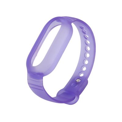 Adjustable Wrist Band, Compatible with PLAUD NotePin AI Voice Recorder TPU One-Piece Band Case Secure Fit Replacement Sport Strap Durable Wearable Accessory (Purple)