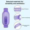 Adjustable Wrist Band, Compatible with PLAUD NotePin AI Voice Recorder TPU One-Piece Band Case Secure Fit Replacement Sport Strap Durable Wearable Accessory (Purple) view 3