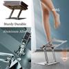 Adjustable Laptop Stand, Recliner Aluminium Laptop Stand Ventilated Laptop Holder Collapsible Ergonomic Compatible with 11'' -17'' Tablets Notebook(Rose Gold) view 4