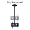 Adjustable Ceiling TV Mount Bracket, Tilt 360 Swivel, Fits 32-70 Inch LCD/Curved TVs view 4