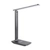lluofeng Improve Business Desk Lamp with 15W Phone Charging, Faux Leather Texture, LED Eye-Caring for Office & Reading view 1