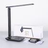 lluofeng Improve Business Desk Lamp with 15W Phone Charging, Faux Leather Texture, LED Eye-Caring for Office & Reading view 4
