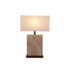 lluofeng Improve Rustic Travertine Desk Lamp | Wabi - Sab Ambient Light for Bedroom & Living Room view 1
