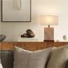 lluofeng Improve Rustic Travertine Desk Lamp | Wabi - Sab Ambient Light for Bedroom & Living Room view 2
