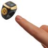 Smart-Zikr Ring, Wireless Prayer Counter, Ring Counter, IQibla Smart For Zikr Ring With Digital Counter, Display, And Smart Vibration System For Muslim Prayer Time Reminders Via APP(18mm Black) view 2