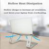 Adjustable Laptop Stand, Recliner Laptop Holder Adjustable Width Aluminum Ventilated Notebook Stand Laptop Riser Mount Compatible with 11'' -17'' MacBook Pro Air Tablets view 4