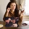 ACWDMKH Case for iPad (A16) 11th Generation 11 Inch 2025,for iPad 11th Generation Case,360 Degree Rotating Swivel PU Leather Slim Stand Flip Folio Cover with Auto Wake/Sleep,Cartoon Cat view 3