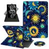 ACWDMKH Case for iPad (A16) 11th Generation 11 Inch 2025,for iPad 11th Generation Case,360 Degree Rotating Swivel PU Leather Slim Stand Flip Folio Cover with Auto Wake/Sleep,Blue Sun Moon view 1