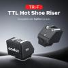 Godox TR-F TTL Hot Shoe Riser for Fujifilm, with 6 Adjustment Levels (0-90) TTL Function HotShoe Extender Mount Adapter for Godox TTL Mini Flash iT20 iT30Pro view 2
