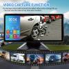 10.36'' 4K RV Backup Camera System with 4 1080P Cameras, Built-in DVR Loop Recording, Bluetooth MP5, Night Vision, IP69 Waterproof for Truck Trailer Camper view 3