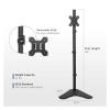 YTMJPQQJI Single Monitor Adjustable Desk Stand for 1 Screen 13 to 27 inches view 2