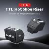Godox TR-O TTL Hot Shoe Riser for Olympus Panasonic, with 6 Adjustment Levels (0-90) TTL Function HotShoe Extender Mount Adapter for Godox TTL Mini Flash iT20 iT30Pro view 2