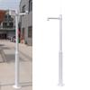 PA-DABAOO Security Camera Poles for Outside,Surveillance Camera Pole with Lightning Rod & Bracket,Removable Commercial Monitoring Pole,Applicable to Various Cameras,C 4.5m/14.76ft view 1
