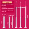 PA-DABAOO Security Camera Poles for Outside,Surveillance Camera Pole with Lightning Rod & Bracket,Removable Commercial Monitoring Pole,Applicable to Various Cameras,C 4.5m/14.76ft view 2