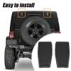 Liftgate Hinge Cover Left and Right Fits for 2007-2018 Jeep Wrangler JK JKU Replaces 68140033AA view 4