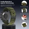 18mm Wear-Resistant Nylon Band Compatible with Garmin Venu 4 41mm/3S/2S/Vivoactive 4S/Move 3S, Rugged Nylon Quick Release Farbic Strap Wristband for forerunner 265S/255S/Fossil Women's Gen 6/5E 42mm view 4