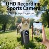 Diydeg Action Camera, 4K WiFi Wearable Body Camera with 1.47in Screen & Wide Angle, Water Proof Portable Camcorder with Mounting Kit for Sports, Vlog, Work, Travel, Pet Walk, Cycling view 4