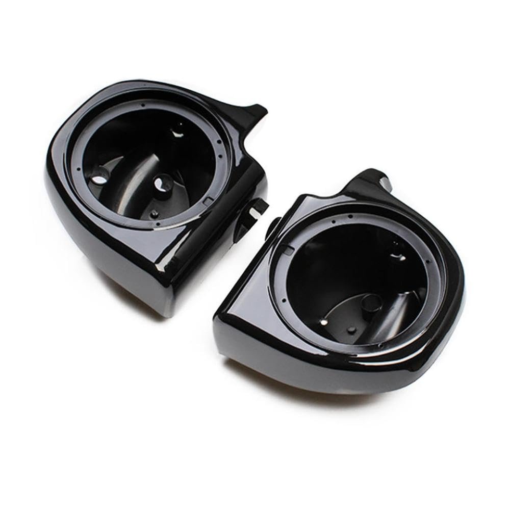 6.5 Inch Lower Vented Fairing Speaker Pod Box Compatible with Touring Electra Street Road King Motorcycle Models 1993 2013