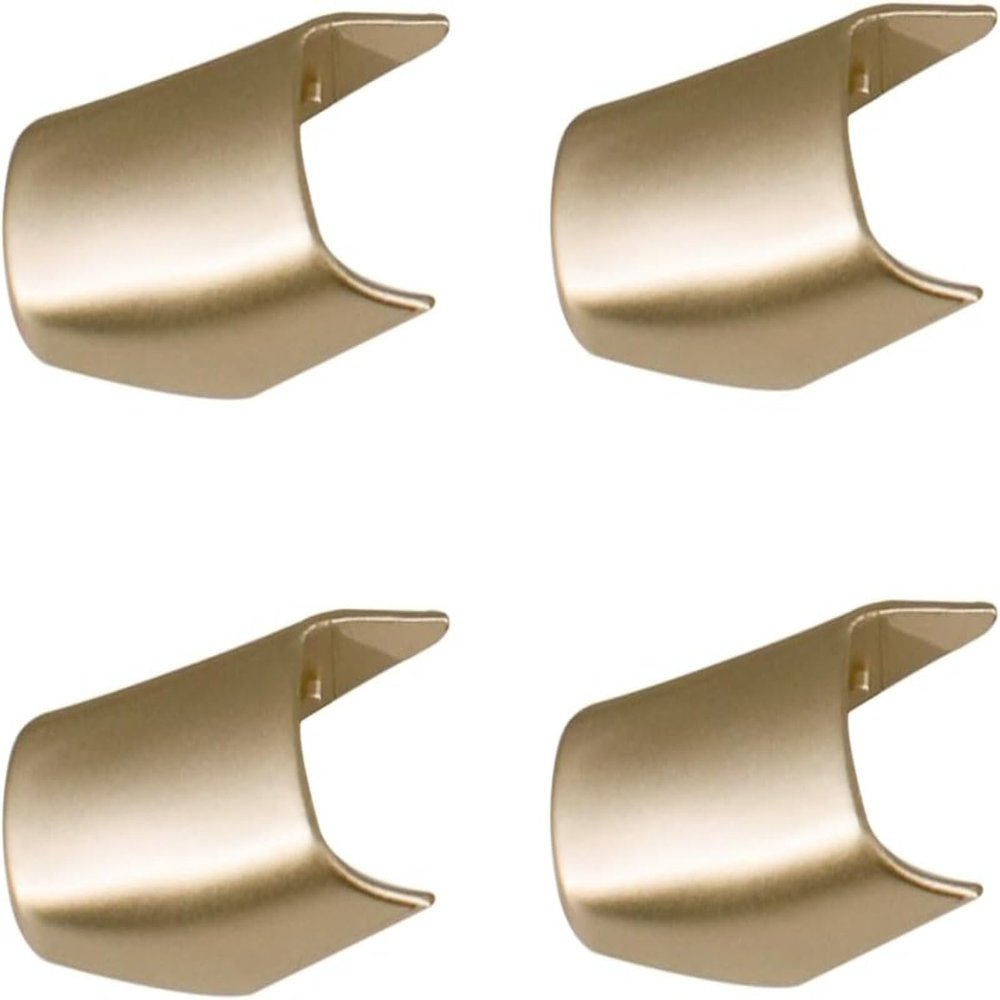 4 Pcs Car Door Pull Strap End Caps Fits for 2003-2011 Lincoln Town Car 4.6L V8 Replaces 3W1Z-5422670-AAC Gold