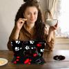 ACWDMKH Case for iPad (A16) 11th Generation 11 Inch 2025,for iPad 11th Generation Case,360 Degree Rotating Swivel PU Leather Slim Stand Flip Folio Cover with Auto Wake/Sleep,White Red Paw view 3
