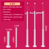 PA-DABAOO Security Camera Poles for Outside,Surveillance Camera Pole with Lightning Rod & Bracket,Removable Commercial Monitoring Pole,Applicable to Various Cameras,A 2.5m/8.2ft view 2