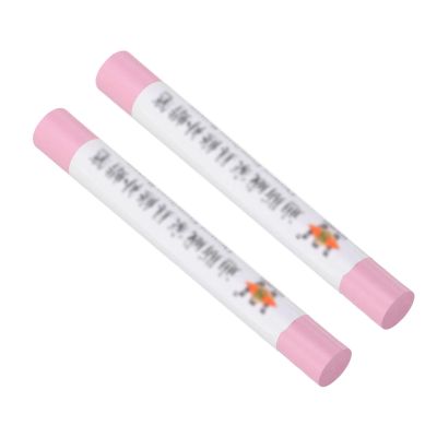 Unifizz Wood Wax Filler Stick, Furniture Crayons Wooden Repair Filler Stick Touch Up Wax Paint Pens for Scratches Holes Floor Laminate Carpenters Tables Desks, Pale Pink,2 Count