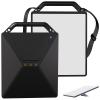 Protective Cover Case for Starlink Mini, Waterproof Shockproof Satellite Dish Silicone Cover with Handle, Shoulder Strap & 1/4''-20 Nuts for Hiking Camping RV Boat view 1