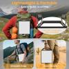 Protective Cover Case for Starlink Mini, Waterproof Shockproof Satellite Dish Silicone Cover with Handle, Shoulder Strap & 1/4''-20 Nuts for Hiking Camping RV Boat view 3