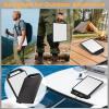 Protective Cover Case for Starlink Mini, Waterproof Shockproof Satellite Dish Silicone Cover with Handle, Shoulder Strap & 1/4''-20 Nuts for Hiking Camping RV Boat view 4